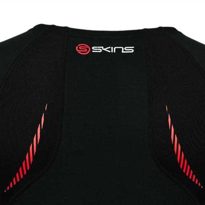 Black - Lifestyle - Skins Mens A200 Back Print Compression Shirt