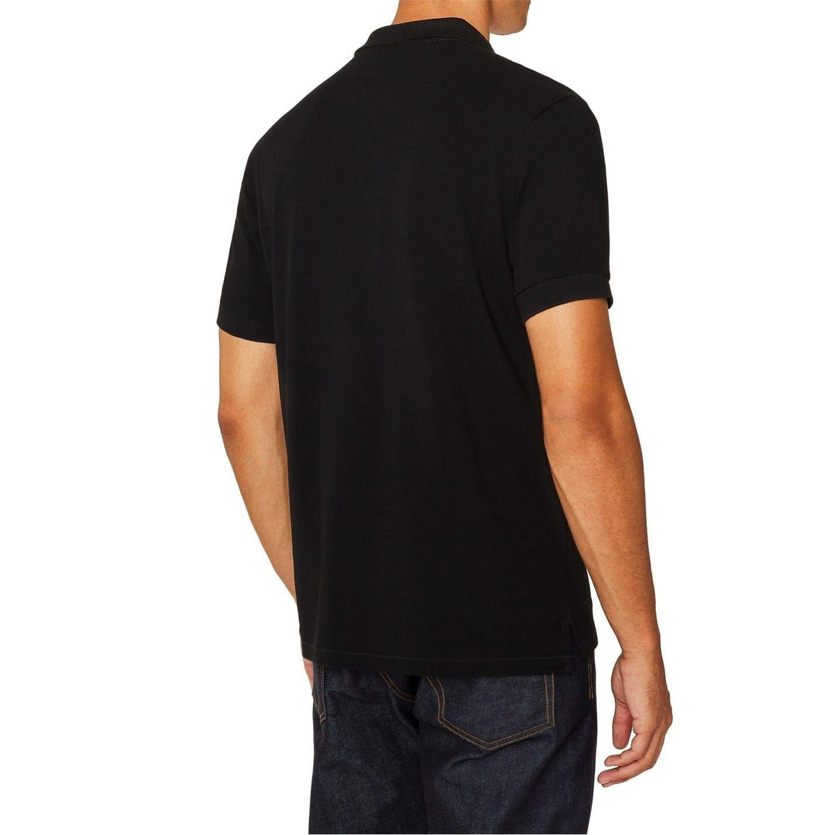 Black - Back - Paul Smith Mens Zebra Regular Polo Shirt