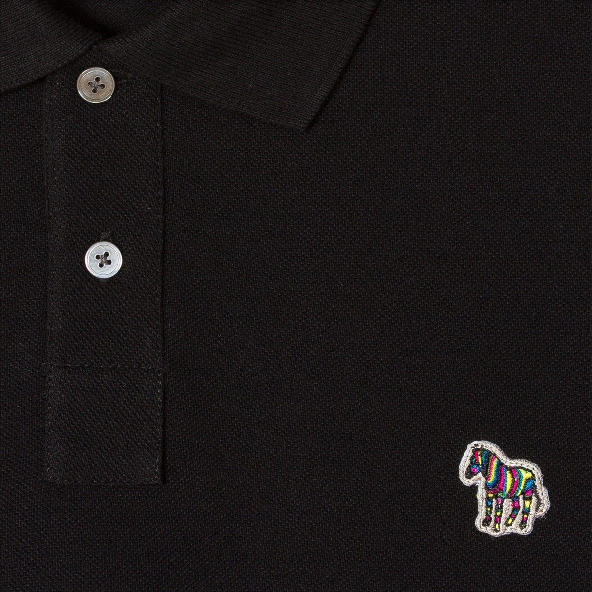 Black - Lifestyle - Paul Smith Mens Zebra Regular Polo Shirt