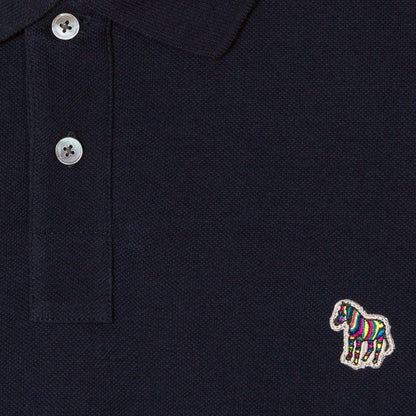 Navy - Pack Shot - Paul Smith Mens Zebra Regular Polo Shirt