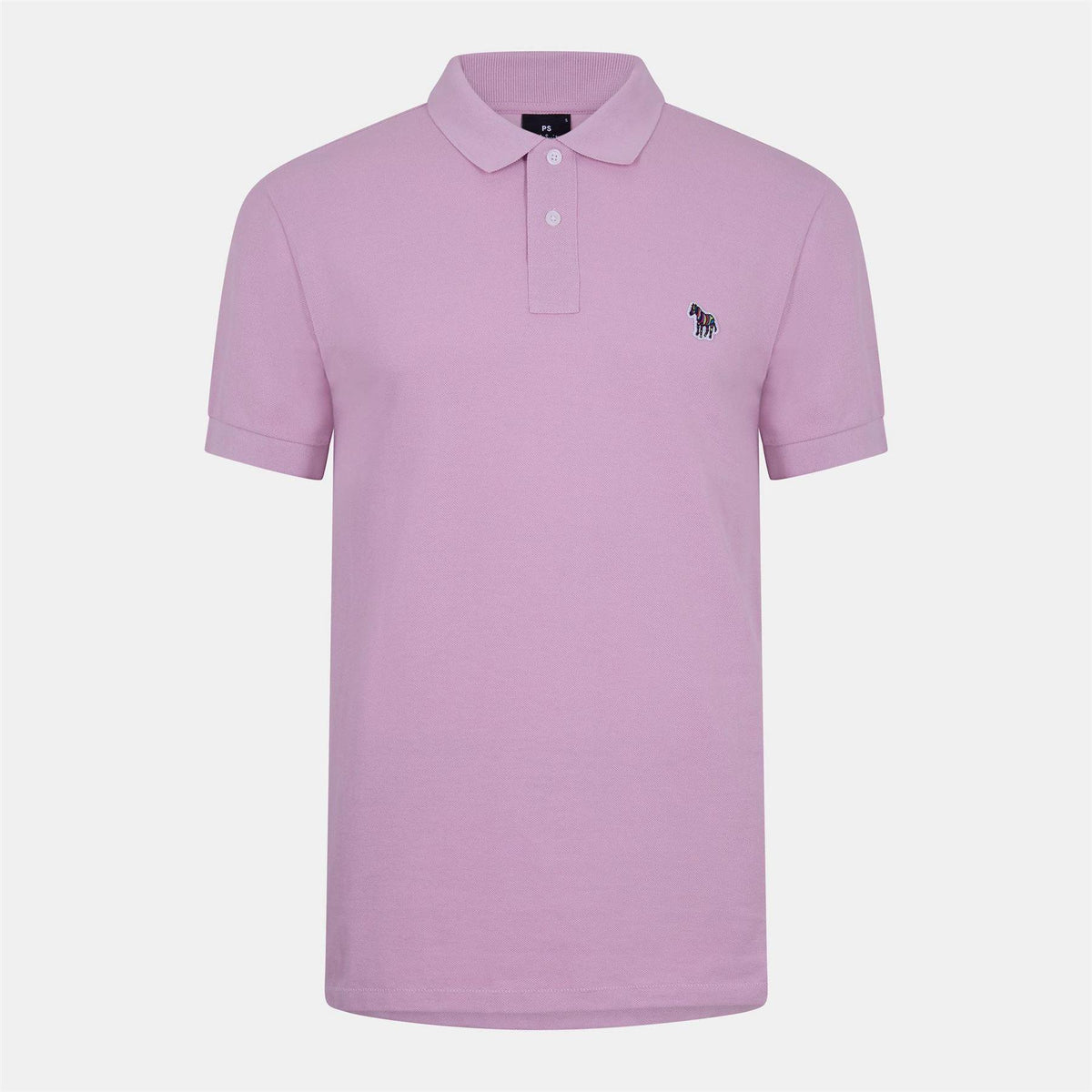 Fuchsia - Front - Paul Smith Mens Zebra Regular Polo Shirt
