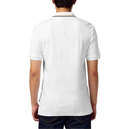 White - Back - Boss Mens Penrose 38 Polo Shirt