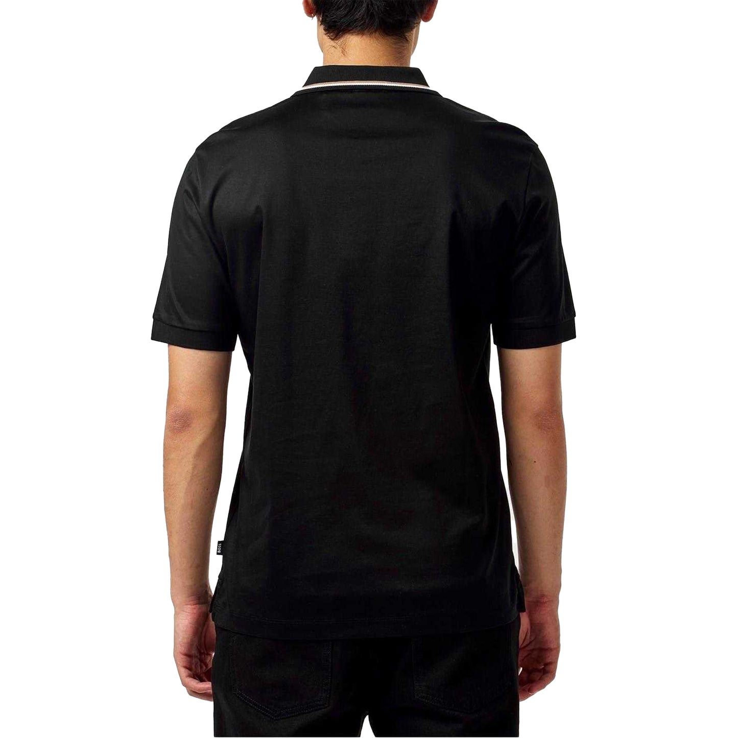 Black - Back - Boss Mens Penrose 38 Polo Shirt