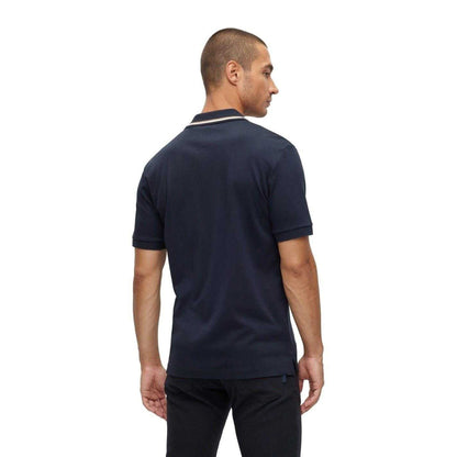 Navy - Back - Boss Mens Penrose 38 Polo Shirt