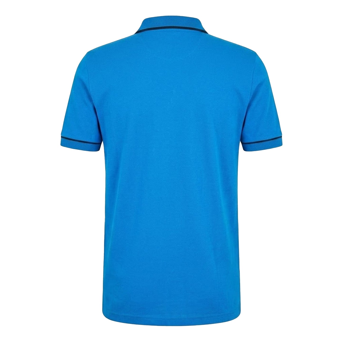 Blue - Back - Boss Mens Paule Short-Sleeved Polo Shirt