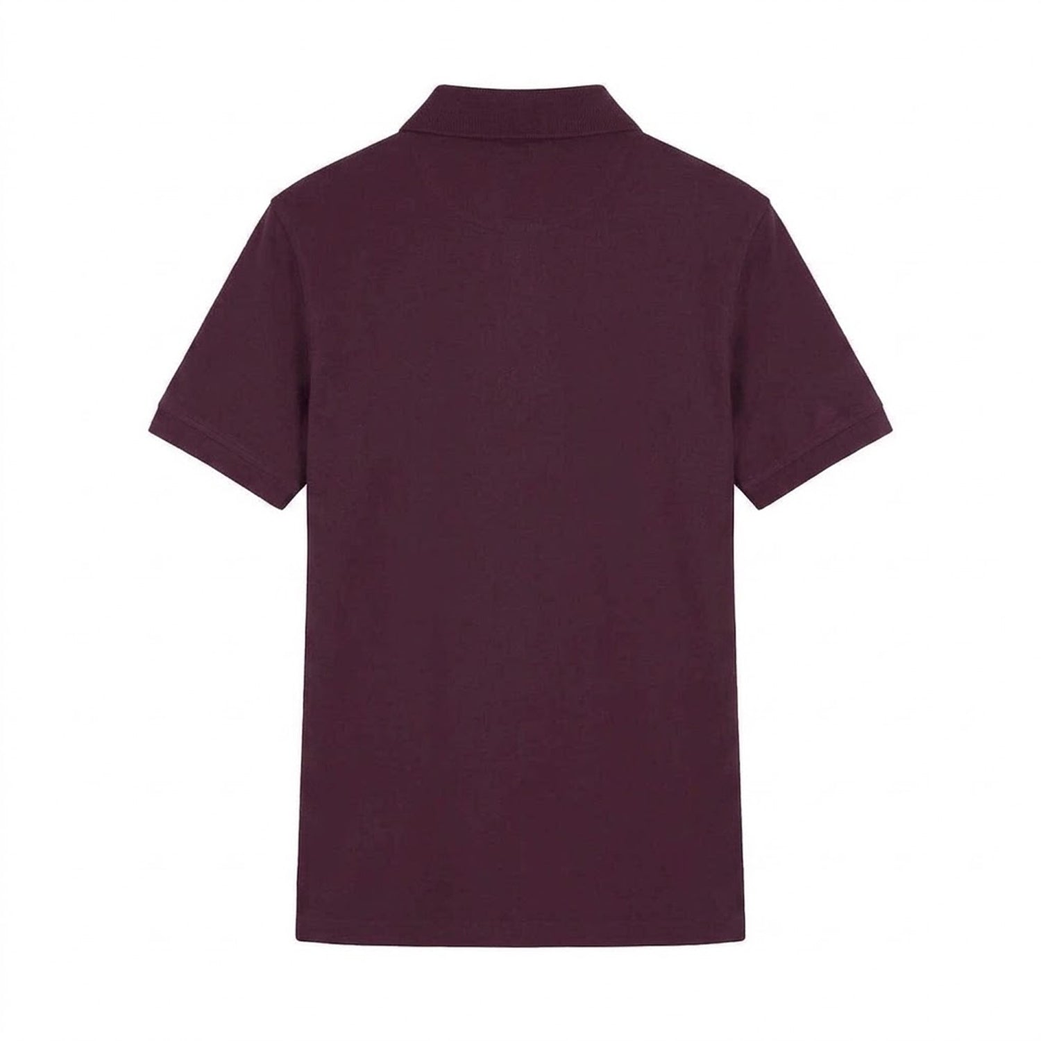 Red - Back - Aquascutum Mens Short-Sleeved Polo Shirt