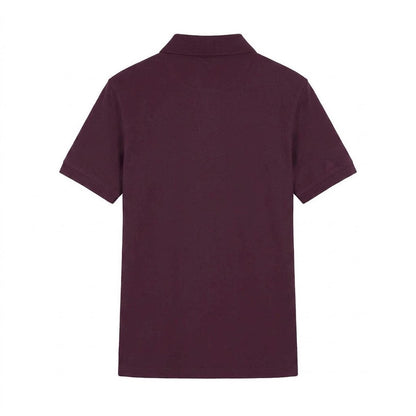 Red - Back - Aquascutum Mens Short-Sleeved Polo Shirt