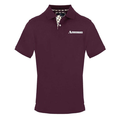 Red - Front - Aquascutum Mens Short-Sleeved Polo Shirt