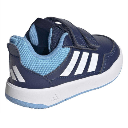 Blue-White - Back - Adidas Childrens-Kids Tensaur Sport 3 Stripes Trainers