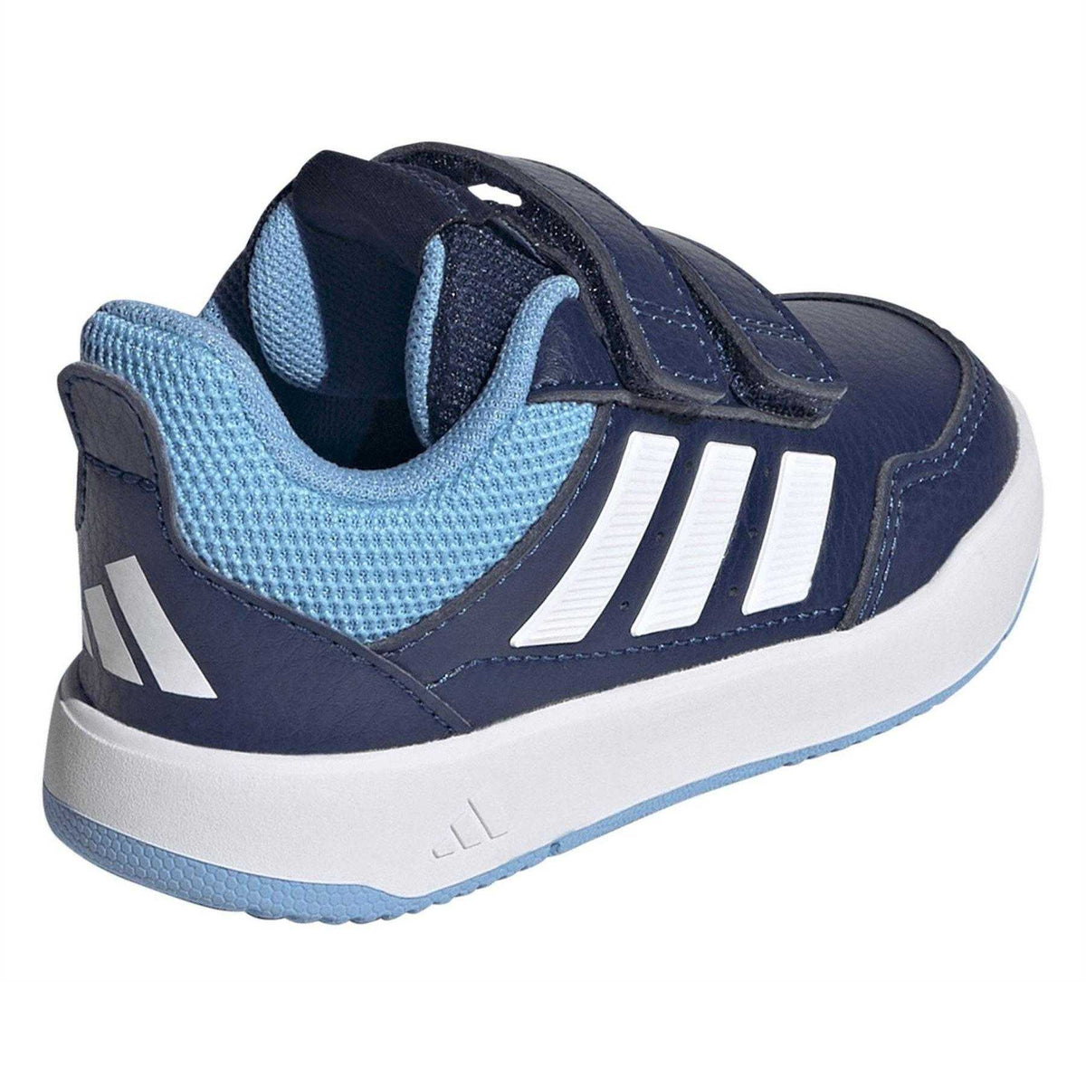Blue-White - Back - Adidas Childrens-Kids Tensaur Sport 3 Stripes Trainers