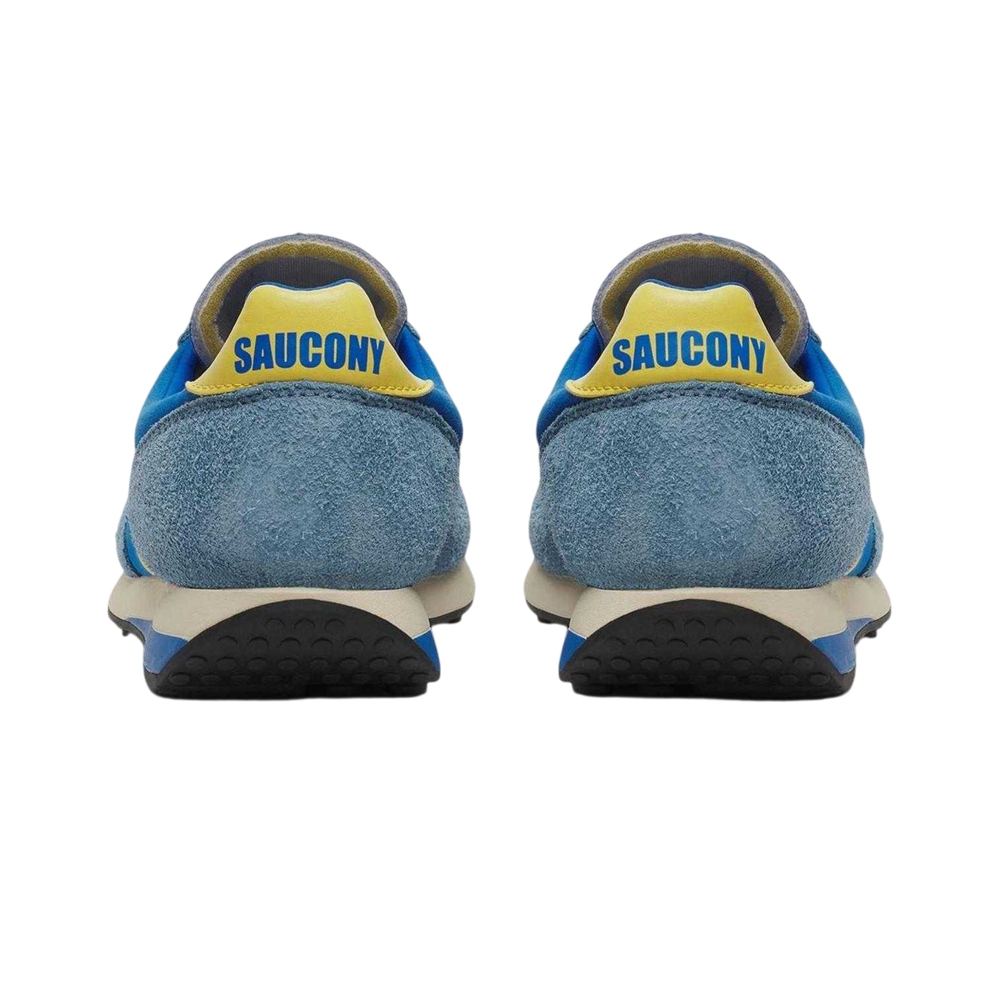 Blue - Back - Saucony Womens-Ladies 80 Suede Trainers