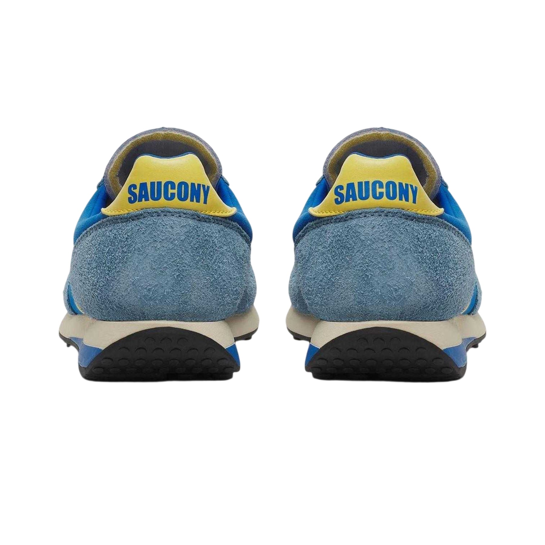 Blue - Back - Saucony Womens-Ladies 80 Suede Trainers