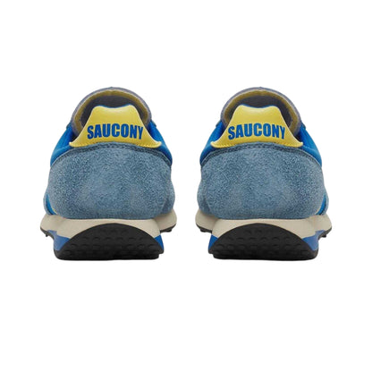 Blue - Back - Saucony Womens-Ladies 80 Suede Trainers