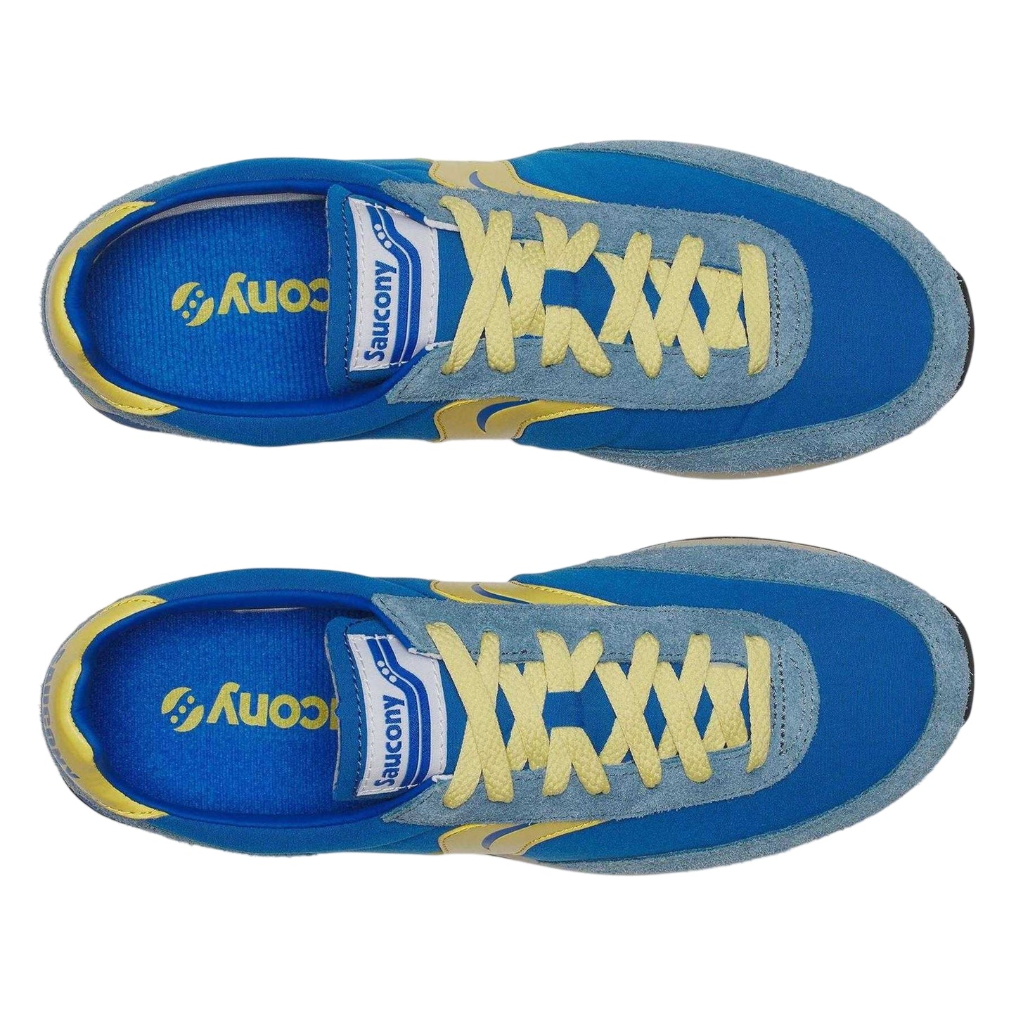 Blue - Lifestyle - Saucony Womens-Ladies 80 Suede Trainers