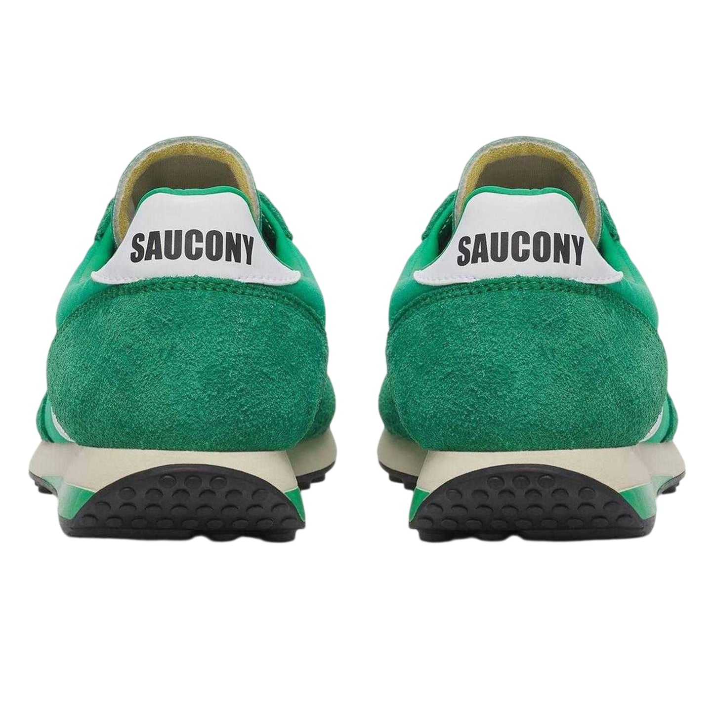Green - Back - Saucony Womens-Ladies 80 Suede Trainers