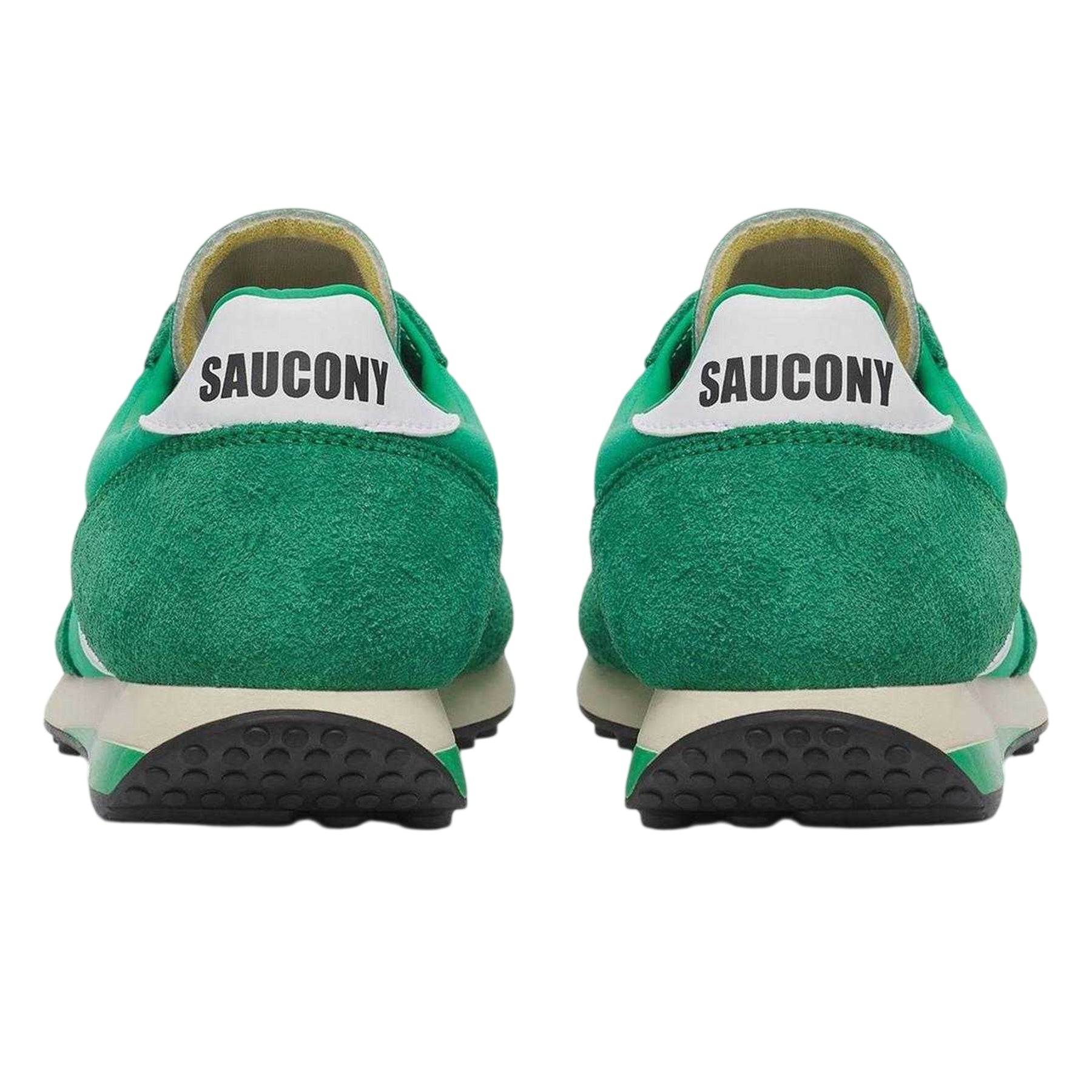 Green - Back - Saucony Womens-Ladies 80 Suede Trainers