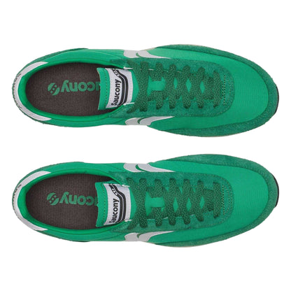 Green - Lifestyle - Saucony Womens-Ladies 80 Suede Trainers