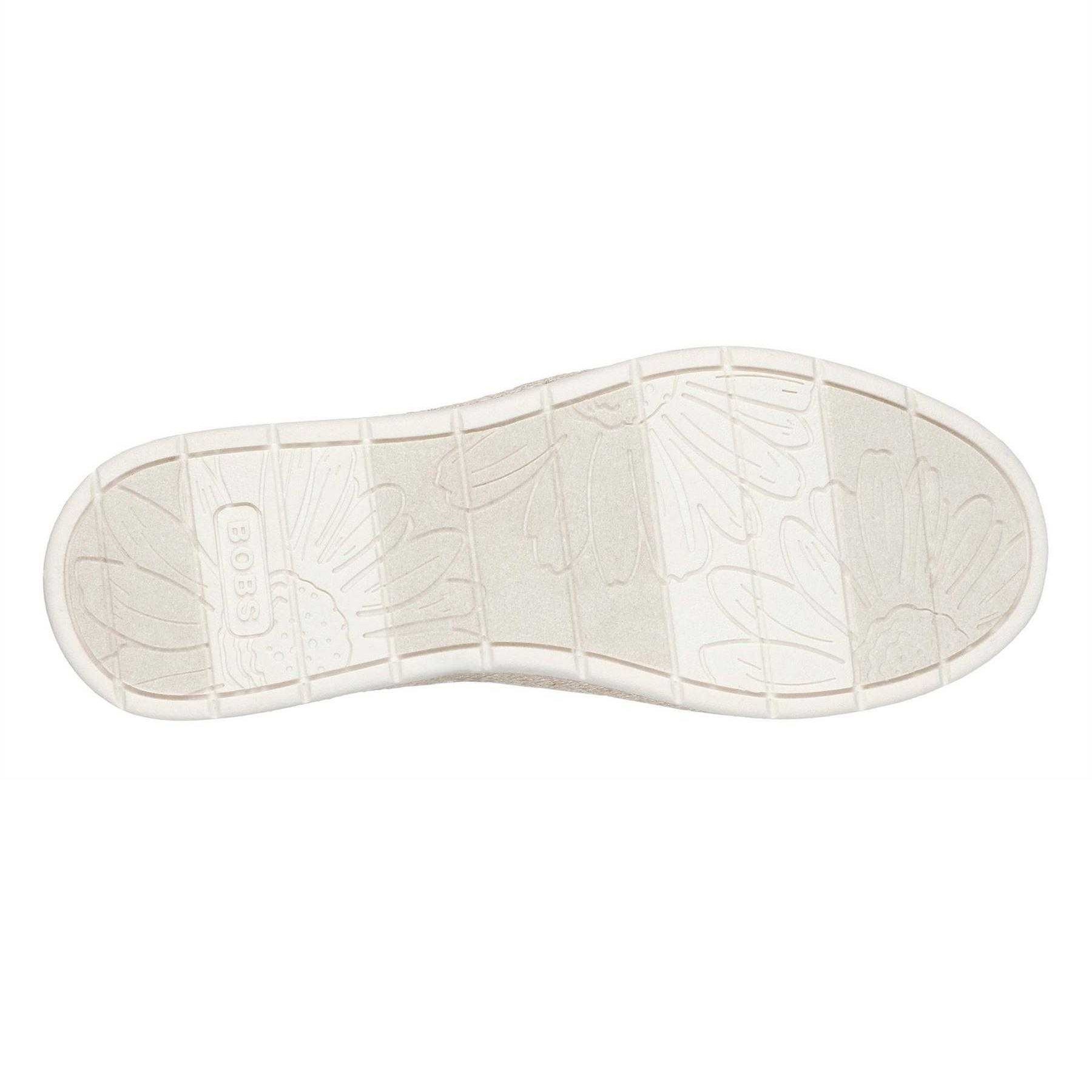 Black - Back - Skechers Womens-Ladies Woven Espadrilles