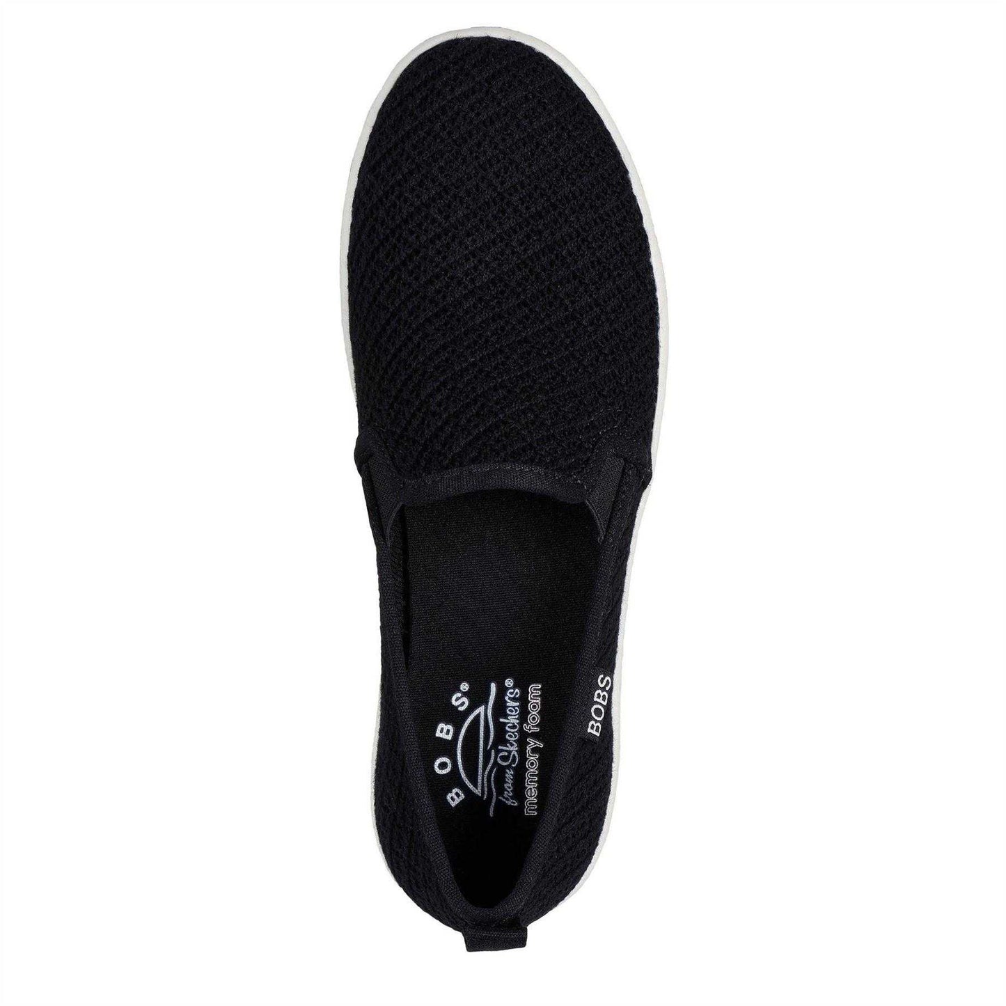 Black - Lifestyle - Skechers Womens-Ladies Woven Espadrilles