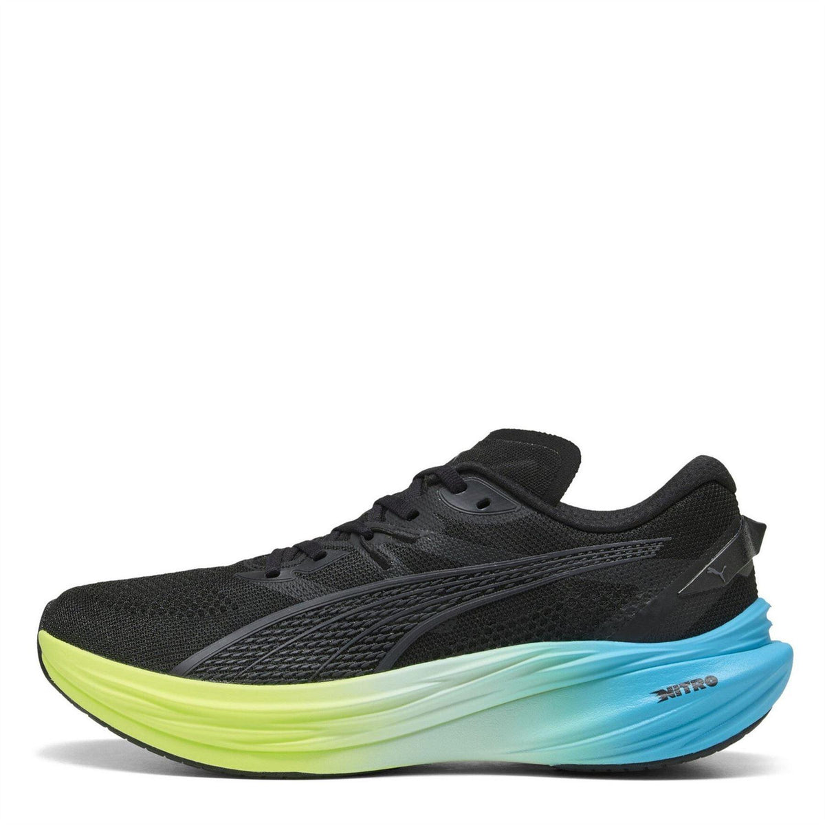 Puma Black - Back - Puma Mens Deviate NITRO 3 Hyrox Running Shoes