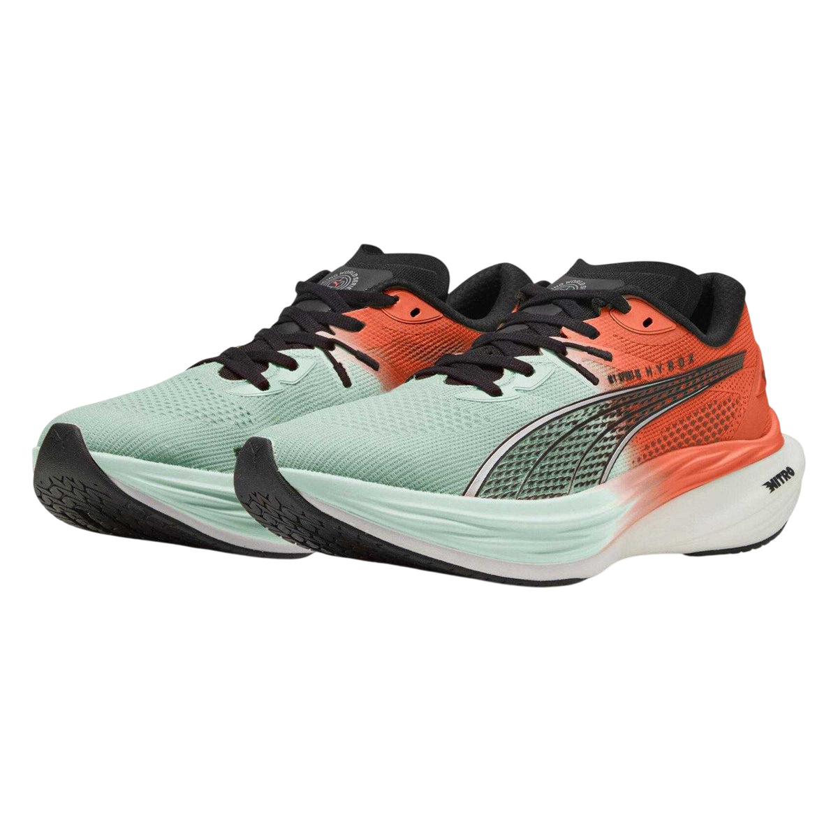 Red-Blue - Lifestyle - Puma Mens Deviate NITRO 3 Hyrox Running Shoes