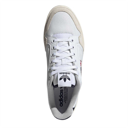 White - Lifestyle - Adidas Unisex Adult NY Leather Low Cut Flat Trainers