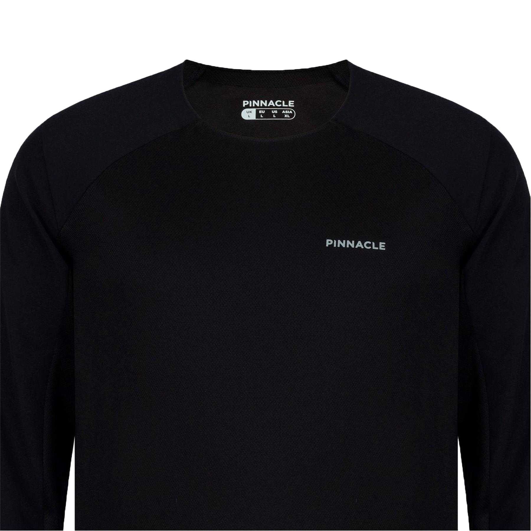 Black - Lifestyle - Pinnacle Mens MTB Long-Sleeved Cycling Jersey
