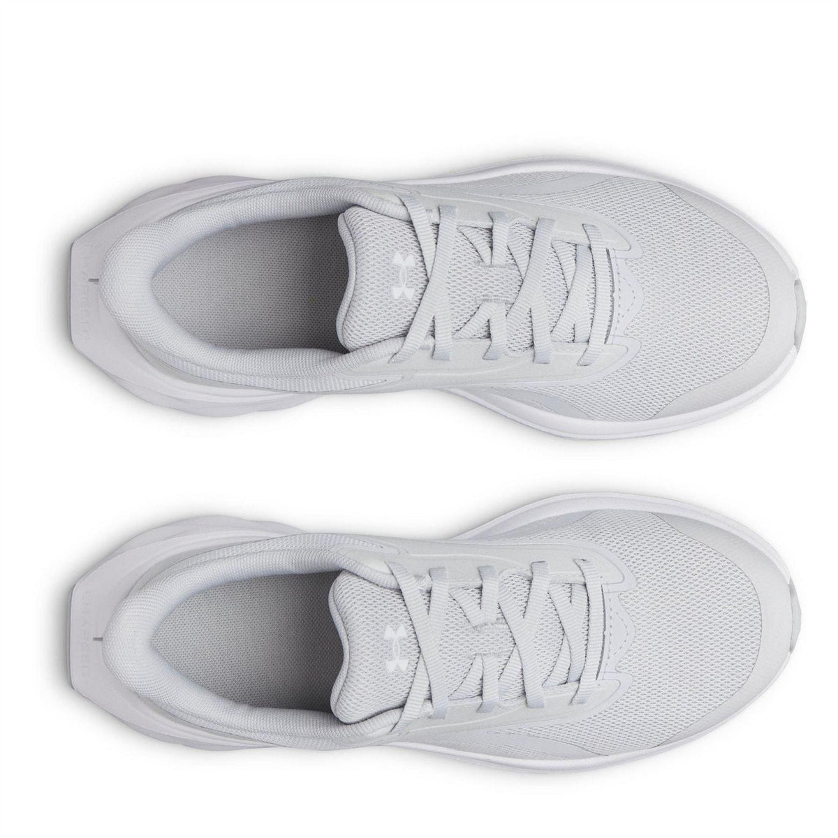 Grey-White - Lifestyle - Under Armour Womens-Ladies Ascend Running Shoes