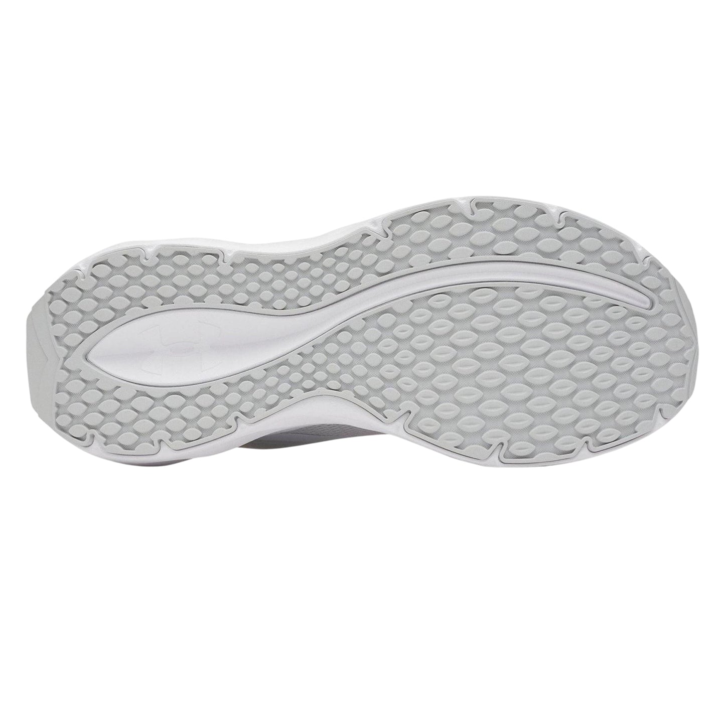 Grey-White - Pack Shot - Under Armour Womens-Ladies Ascend Running Shoes