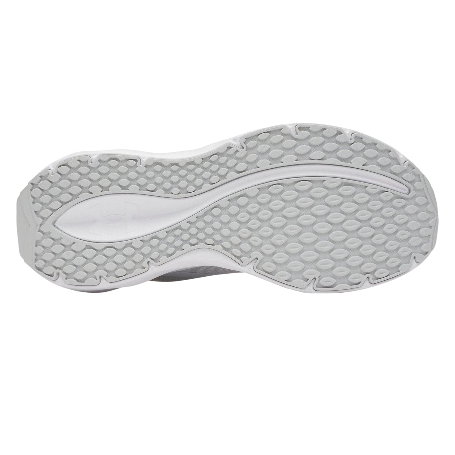 Grey-White - Pack Shot - Under Armour Womens-Ladies Ascend Running Shoes