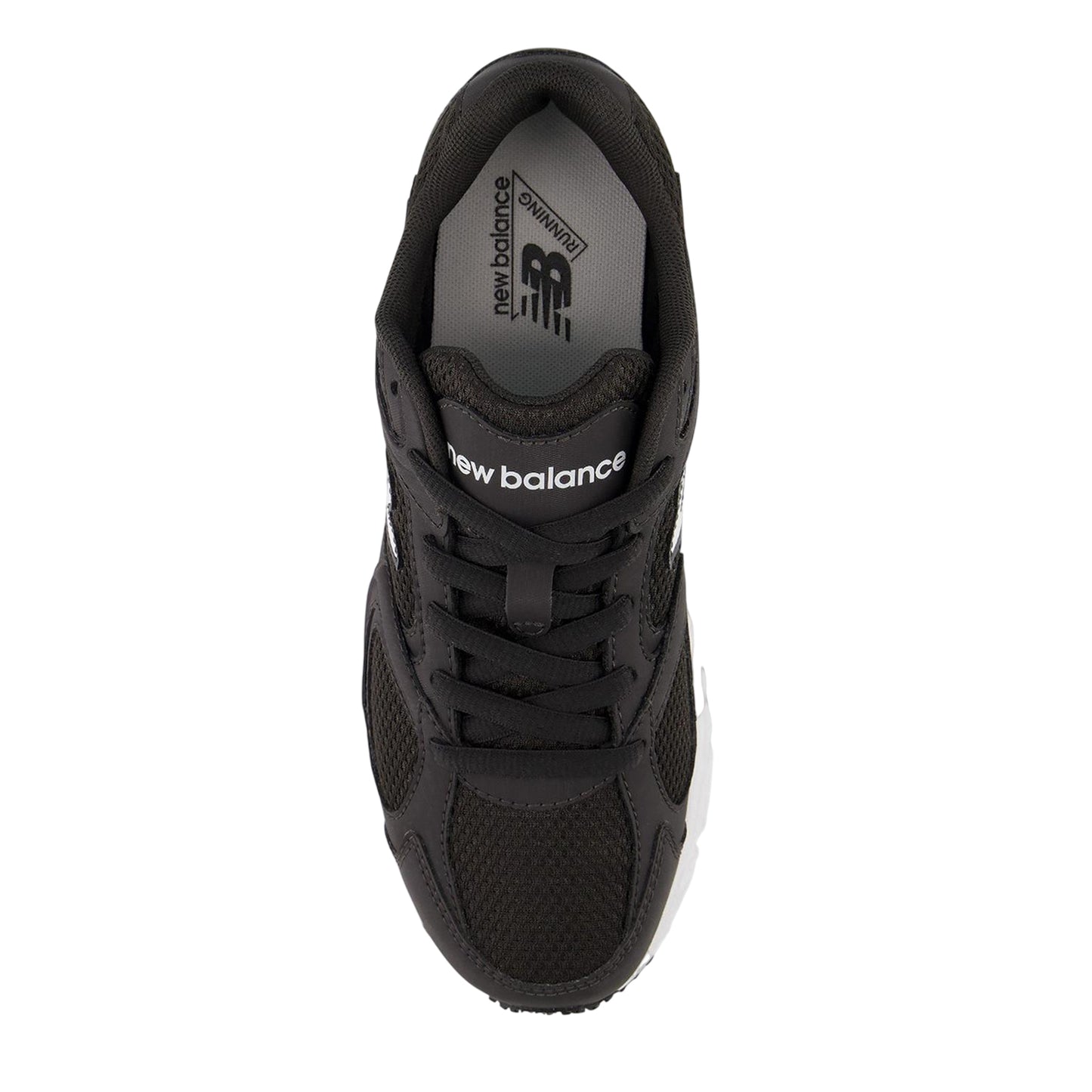 Black-White - Side - New Balance Childrens-Kids 408 Running Trainers