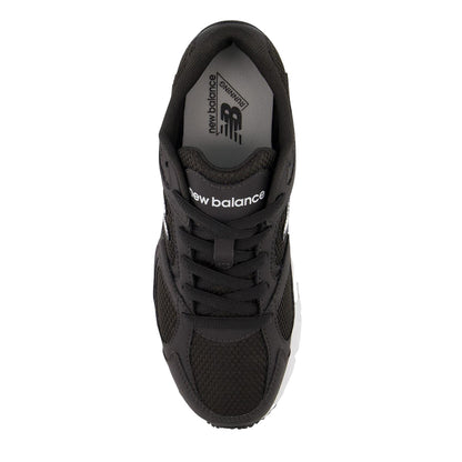 Black-White - Side - New Balance Childrens-Kids 408 Running Trainers