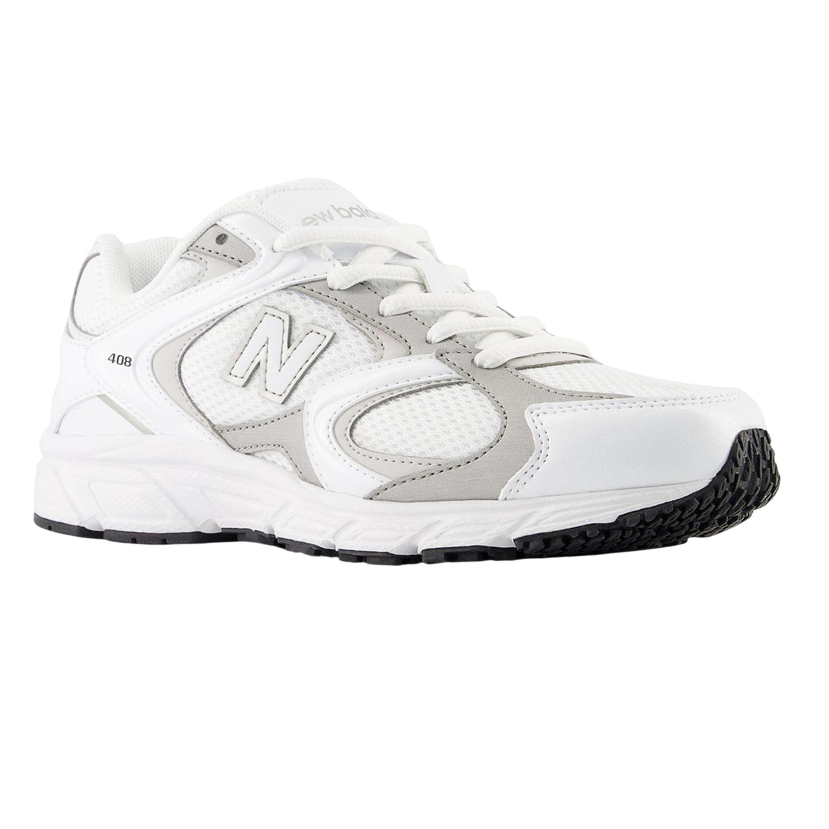 White-Black - Back - New Balance Childrens-Kids 408 Running Trainers
