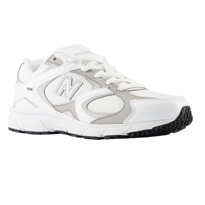 White-Black - Back - New Balance Childrens-Kids 408 Running Trainers