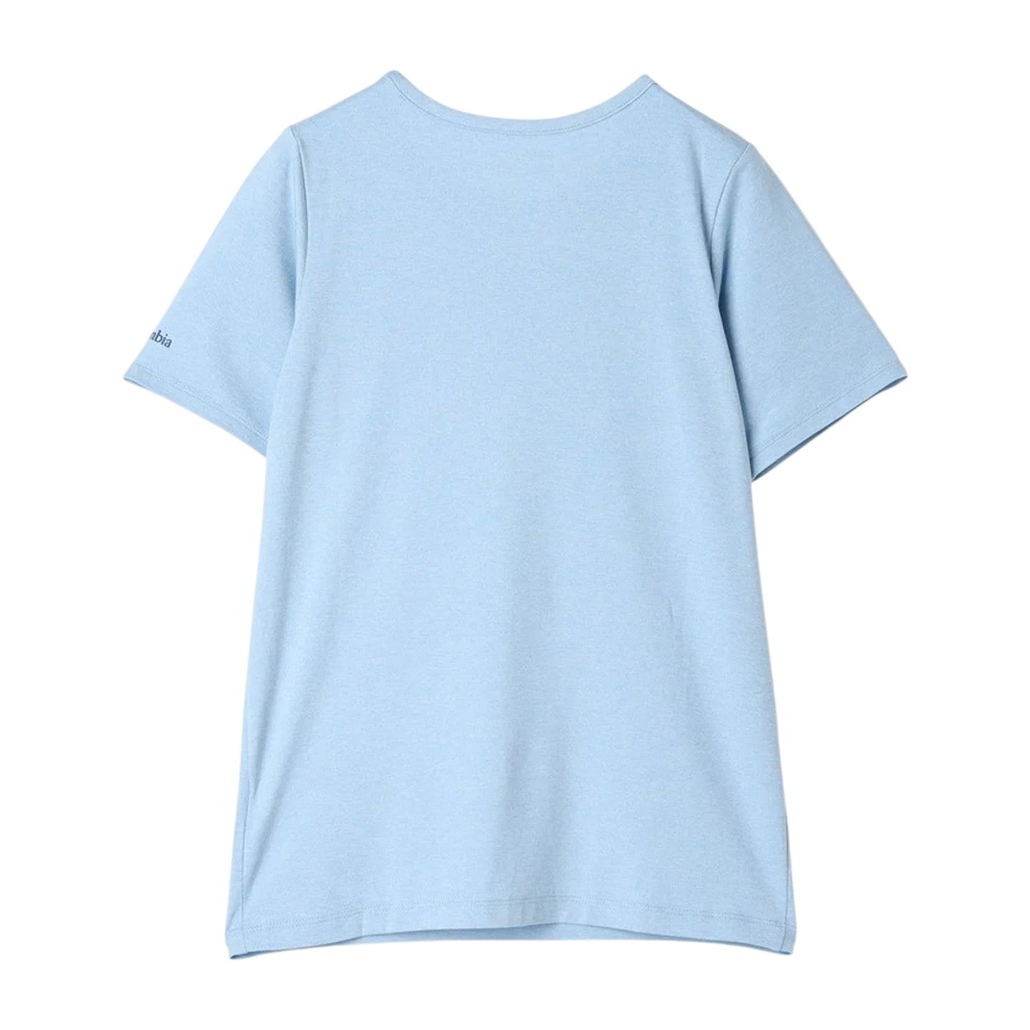 Blue - Back - Columbia Childrens-Kids Mountain Peaks Crew Neck T-Shirt