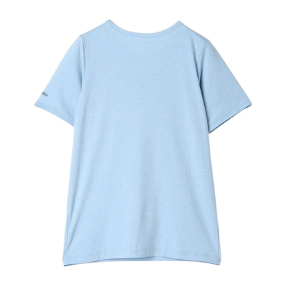 Blue - Back - Columbia Childrens-Kids Mountain Peaks Crew Neck T-Shirt