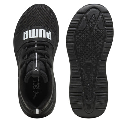 Triple Black - Lifestyle - Puma Childrens-Kids Wired Run Softride Trainers