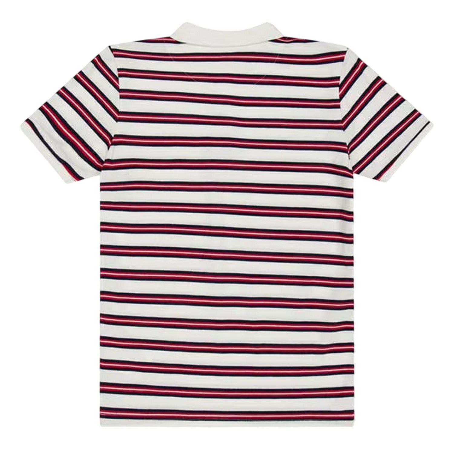White - Back - Farah Childrens-Kids Striped Polo Shirt