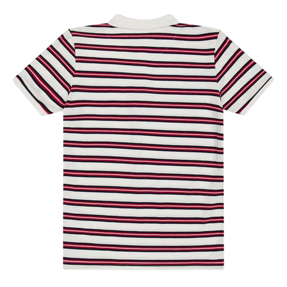 White - Back - Farah Childrens-Kids Striped Polo Shirt