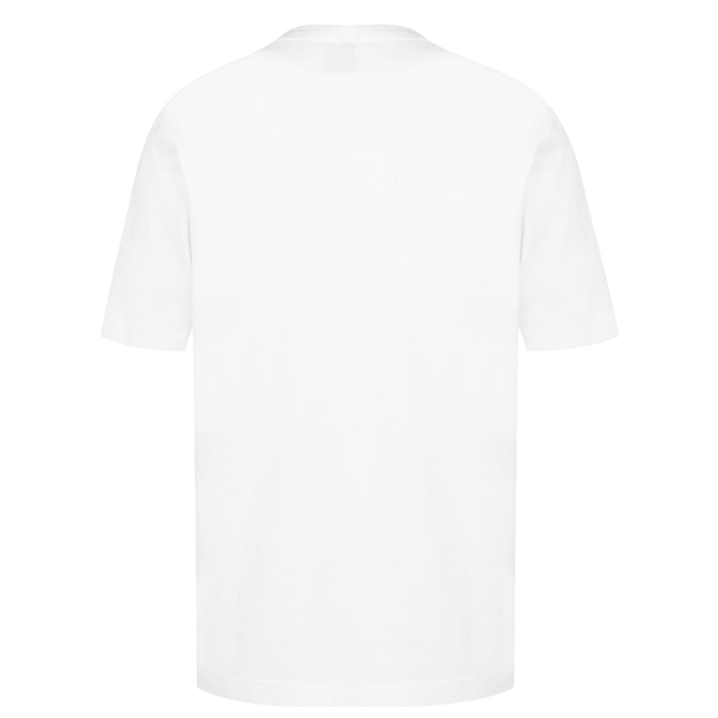 White - Back - Boss Mens Tchup Logo Oversized T-Shirt