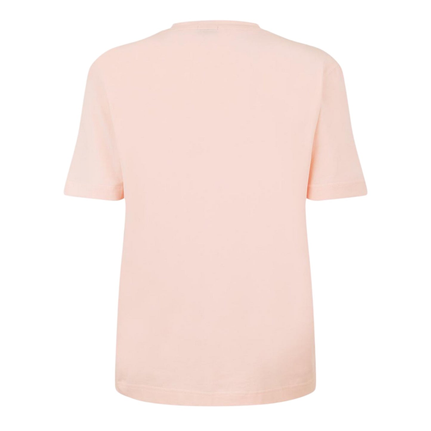 Pink - Back - Boss Mens Tchup Logo Oversized T-Shirt