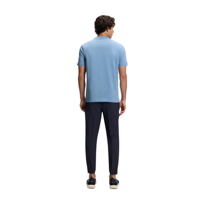 Light Blue - Back - Boss Mens Tchup Logo Oversized T-Shirt