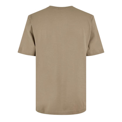 Green - Back - Boss Mens Tchup Logo Oversized T-Shirt