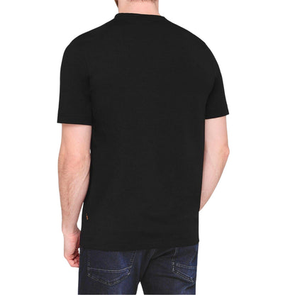 Black - Back - Boss Mens Tchup Logo Oversized T-Shirt