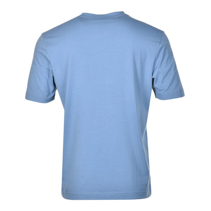 Blue - Back - Boss Mens Tchup Logo Oversized T-Shirt