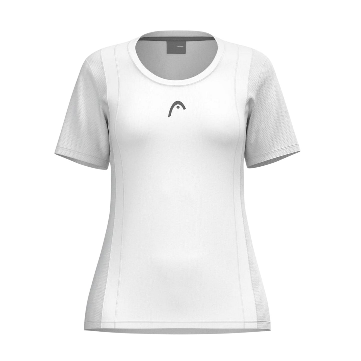 White - Front - Head Womens-Ladies Club 25 Plain T-Shirt