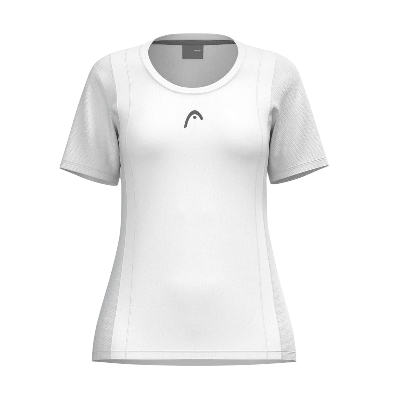 White - Front - Head Womens-Ladies Club 25 Plain T-Shirt