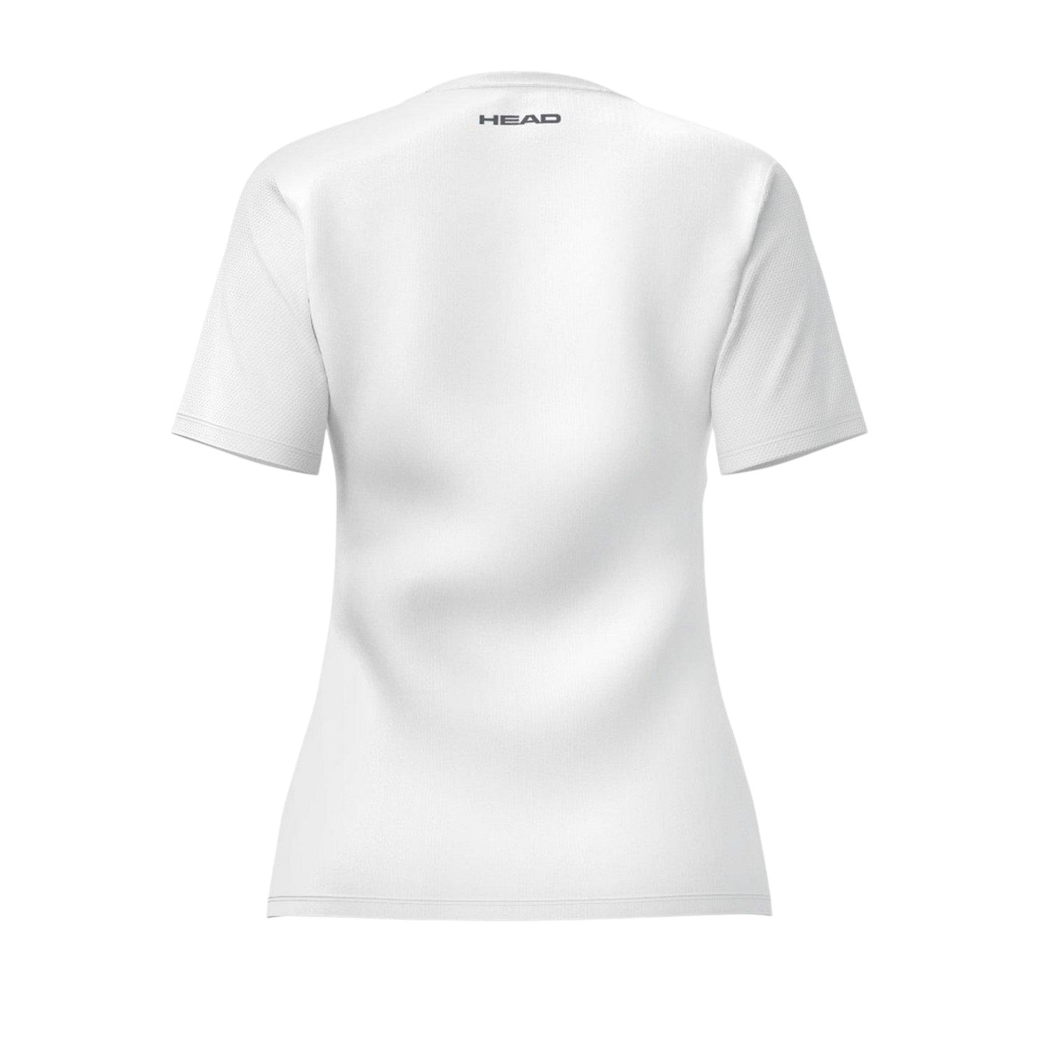 White - Back - Head Womens-Ladies Club 25 Plain T-Shirt