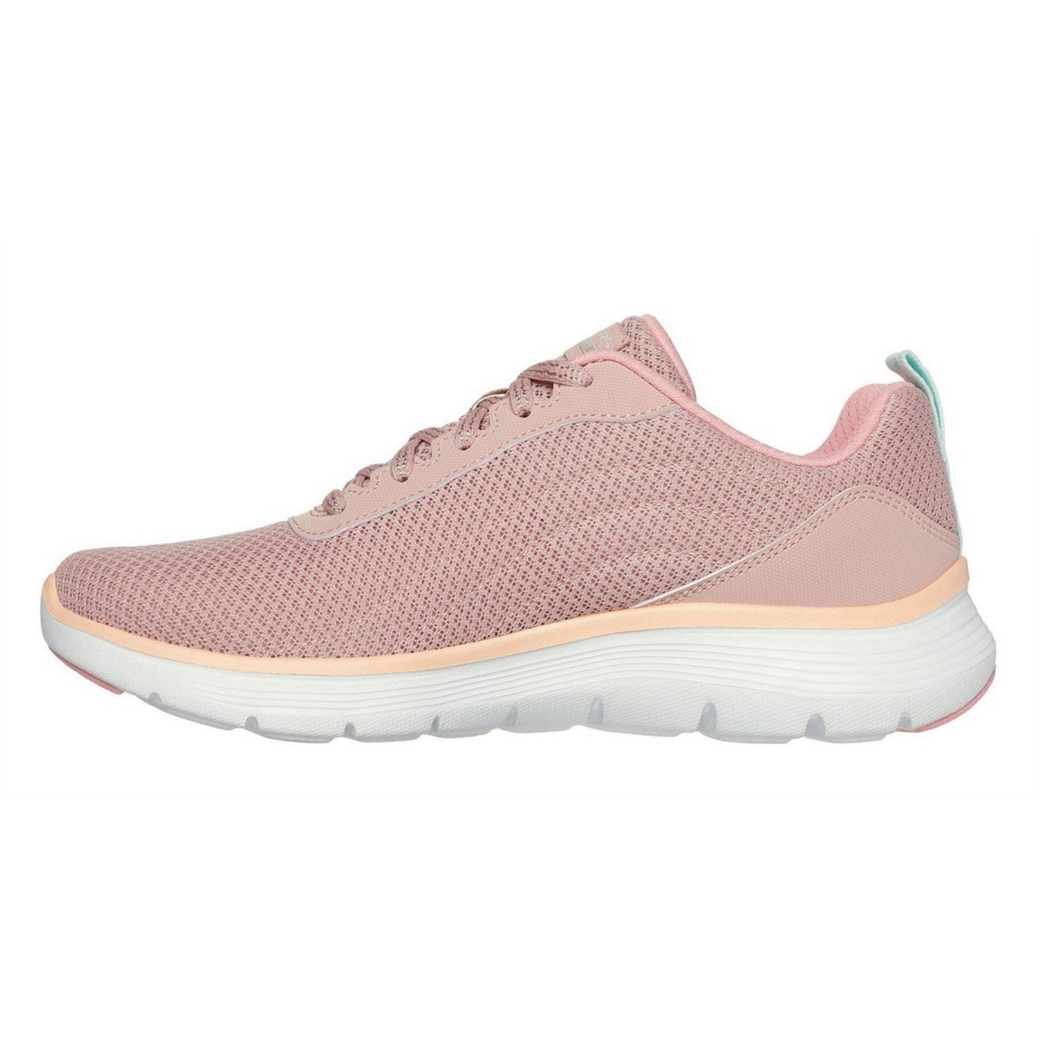 Mauve - Side - Skechers Womens-Ladies Flex Appeal 5.0 Trainers