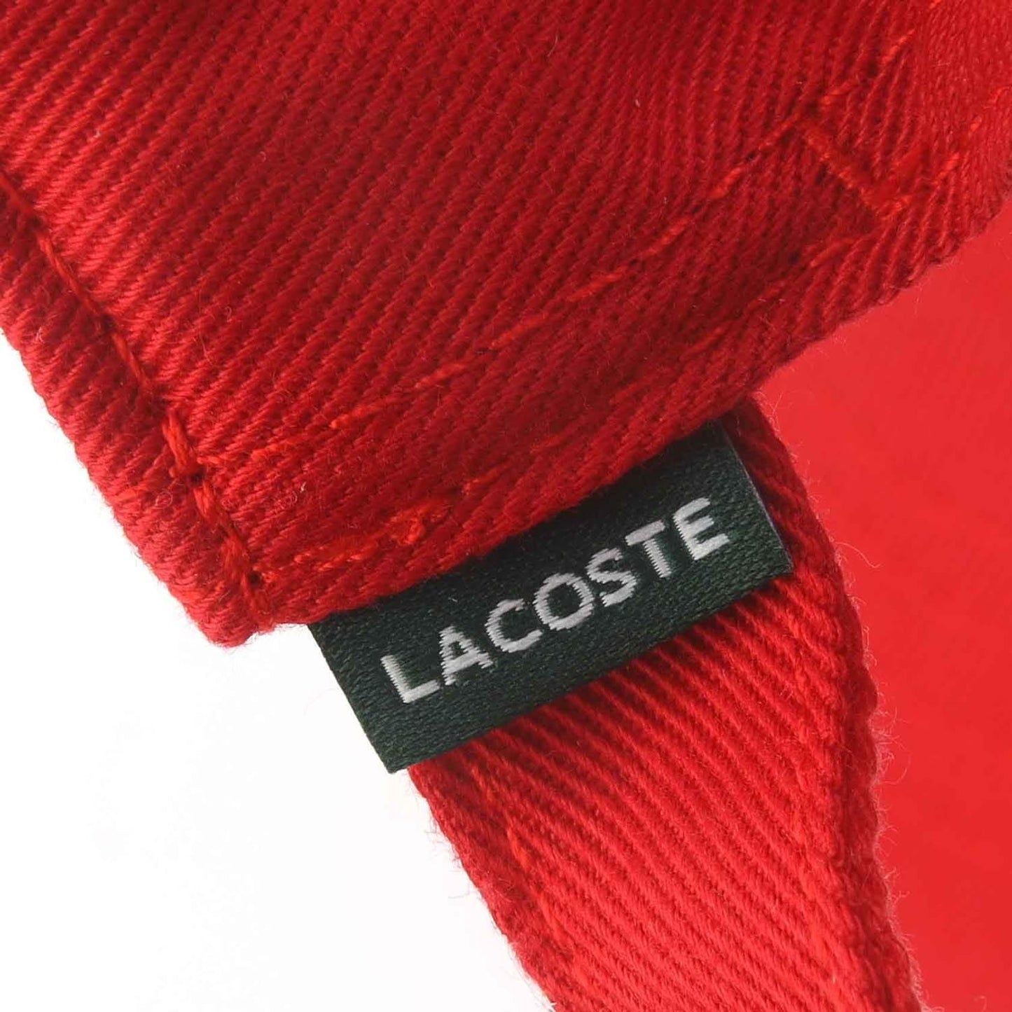 Red - Lifestyle - Lacoste Unisex Adult Adjustable Cotton Twill Baseball Cap